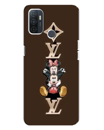 Чохол для OPPO A32 з картинкою «LV та Міккі Маус»