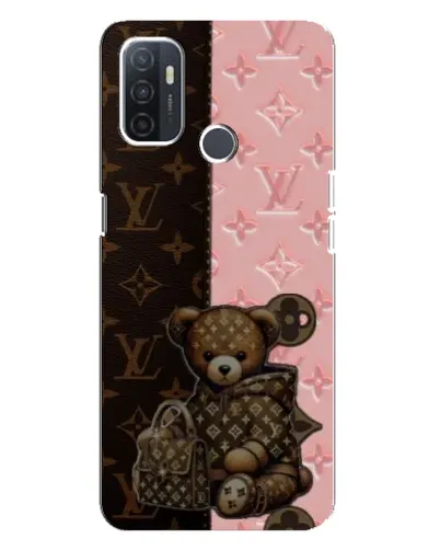 Чохол для OPPO A32 з картинкою «Ведмедик у стилі LV»
