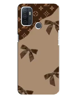 Чохол для OPPO A32 з картинкою «LV — кавовий атлас»