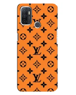 Чохол для OPPO A32 з картинкою «Помаранчевий стиль LV»