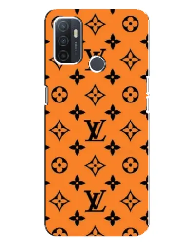 Чохол для OPPO A32 з картинкою «Помаранчевий стиль LV»