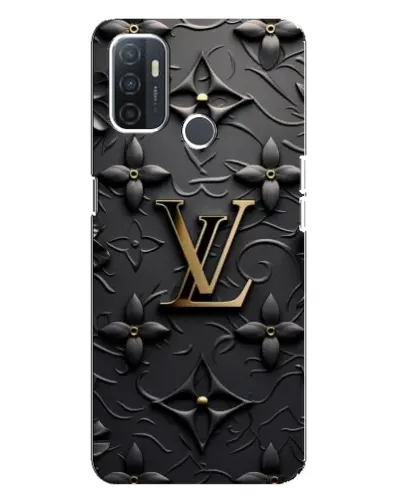 Чохол для OPPO A32 з картинкою «Шкіряна текстура LV»
