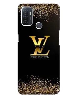 Чохол для OPPO A32 з картинкою «LV — золоті іскри»