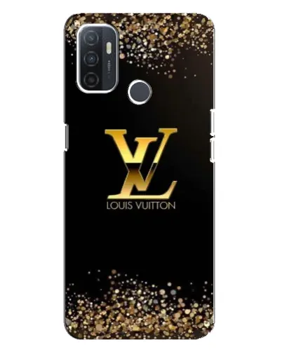 Чохол для OPPO A32 з картинкою «LV — золоті іскри»