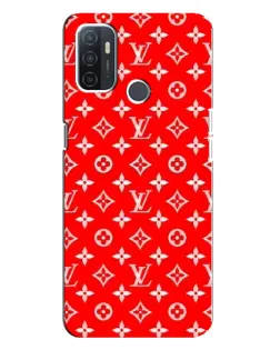 Чохол для OPPO A32 з картинкою «Яскравий паттерн LV»
