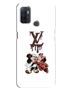 Чохол для OPPO A32 з картинкою «LV та Міккі Маус»
