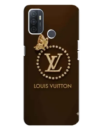 Чохол для OPPO A32 з картинкою «LV — золота печатка»