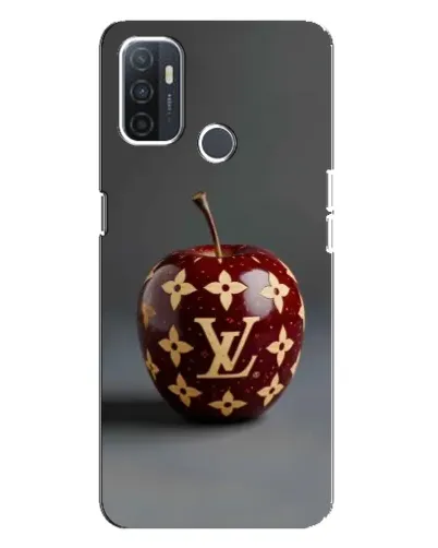 Чохол для OPPO A32 з картинкою «Червоне яблуко LV»