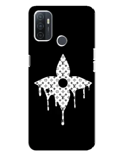 Чохол для OPPO A32 з картинкою «Квіткова монограма»
