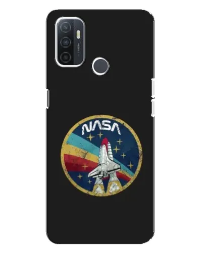 Чохол для OPPO A32 з картинкою «NASA — емблема місії»