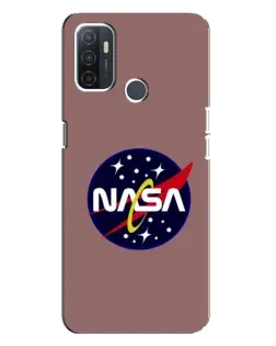 Чехол для OPPO A32 с картинкой «NASA — ретро космос» Чехол для OPPO A32 с картинкой «NASA — ретро космос»