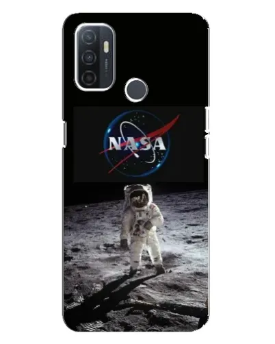 Чохол для OPPO A32 з картинкою «Астронавт на Місяці»