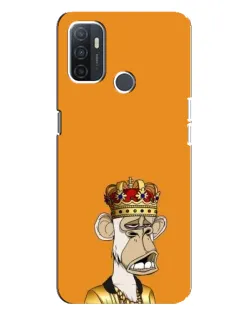 Чехол для OPPO A32 с картинкой «Золотая обезьяна Bored Ape»
