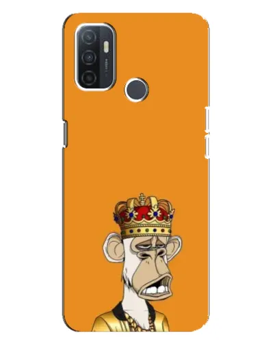 Чехол для OPPO A32 с картинкой «Золотая обезьяна Bored Ape»