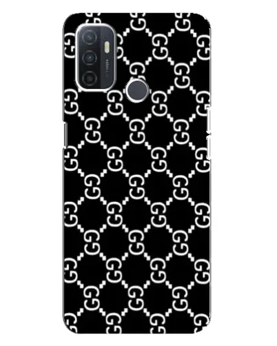 Чехол для OPPO A32 с картинкой «Gucci — сетчатый паттерн»
