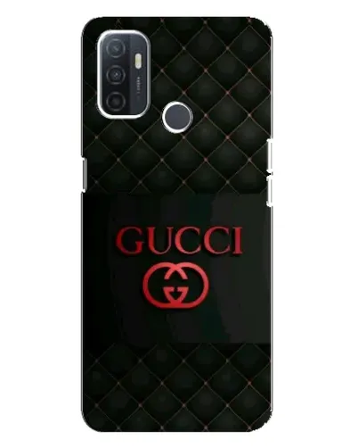 Чехол для OPPO A32 с картинкой «Gucci — стеганый черный»