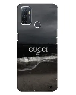 Чехол для OPPO A32 с картинкой «Gucci — морской прибой»