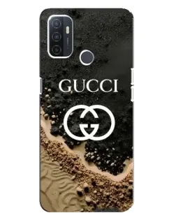 Чехол для OPPO A32 с картинкой «Gucci — песчаные дюны»