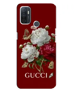 Чехол для OPPO A32 с картинкой «Gucci —  сад»