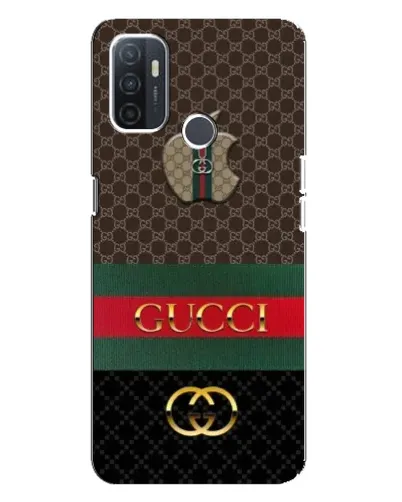 Чехол для OPPO A32 с картинкой «Gucci — брендированный десерт»