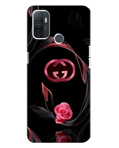 Чехол для OPPO A32 с картинкой «Gucci — неоновая роза»
