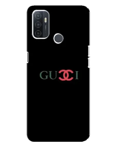 Чехол для OPPO A32 с картинкой «Gucci — красный градиент»