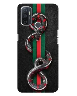 Чохол для OPPO A32 з картинкою «Gucci — змія на смузі» Чохол для OPPO A32 з картинкою «Gucci — змія на смузі»