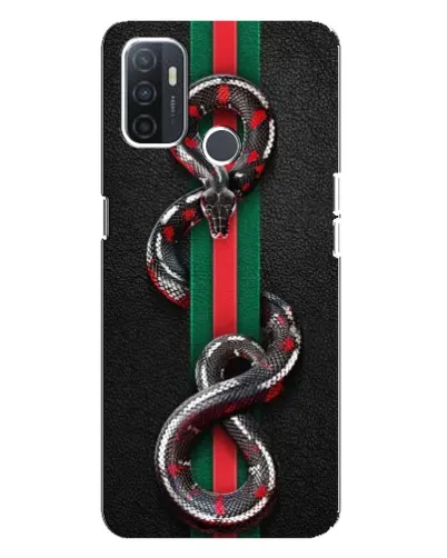 Чохол для OPPO A32 з картинкою «Gucci — змія на смузі» Чохол для OPPO A32 з картинкою «Gucci — змія на смузі»