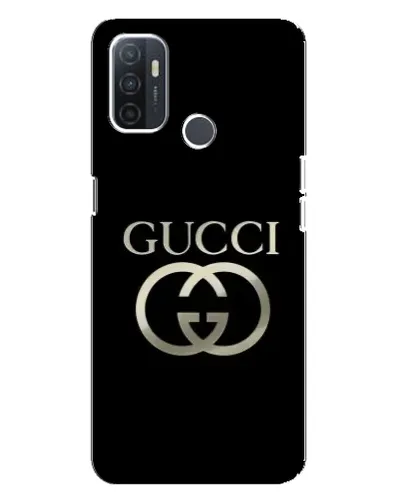 Чохол для OPPO A32 з картинкою «Gucci — золото на чорному» Чохол для OPPO A32 з картинкою «Gucci — золото на чорному»
