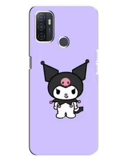 Чехол для OPPO A32 с картинкой «Kuromi — нежный фиолетовый»