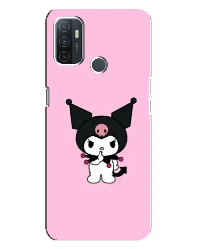 Чехол для OPPO A32 с картинкой «Kuromi — розовая нежность»
