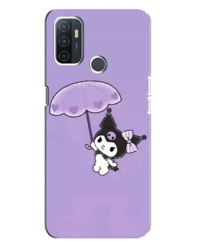Чехол для OPPO A32 с картинкой «Kuromi с зонтиком»
