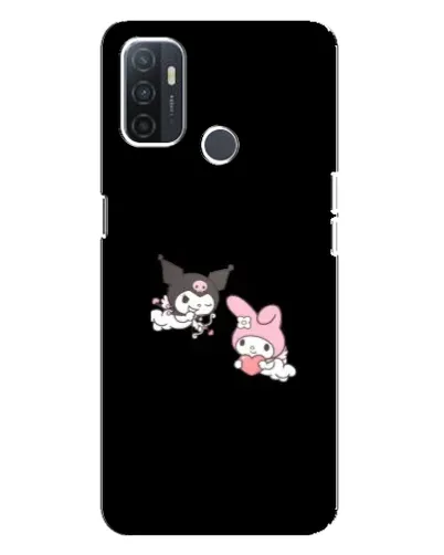 Чехол для OPPO A32 с картинкой «My Melody и Kuromi»