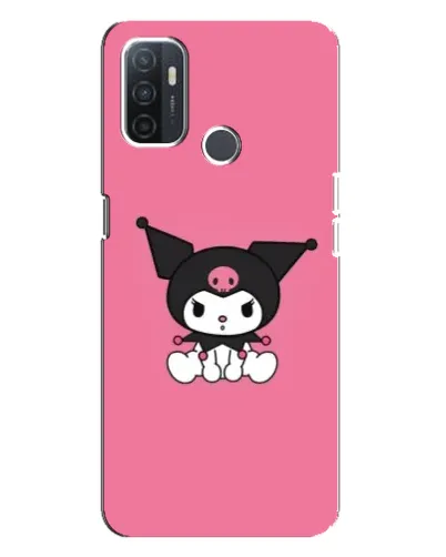 Чехол для OPPO A32 с картинкой «Хмурая Kuromi»