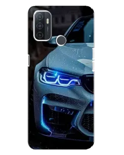 Чехол для OPPO A32 с картинкой «Взгляд BMW с синими фарами» Чехол для OPPO A32 с картинкой «Взгляд BMW с синими фарами»