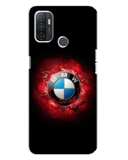 Чехол для OPPO A32 с картинкой «Логотип BMW — вспышка»
