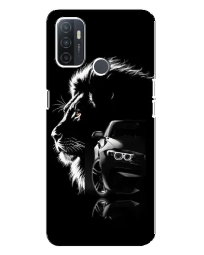 Чехол для OPPO A32 с картинкой «BMW и лев»