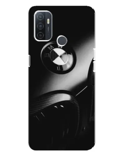 Чехол для OPPO A32 с картинкой «Эмблема BMW — макро»