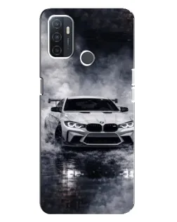 Чехол для OPPO A32 с картинкой «BMW сквозь туман»