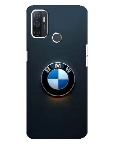 Чехол для OPPO A32 с картинкой «Логотип BMW — минимализм»
