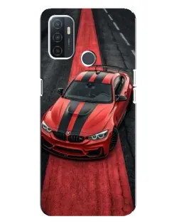 Чехол для OPPO A32 с картинкой «BMW на красной дорожке»