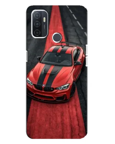 Чехол для OPPO A32 с картинкой «BMW на красной дорожке»