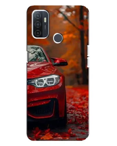 Чехол для OPPO A32 с картинкой «Осенняя BMW M4»