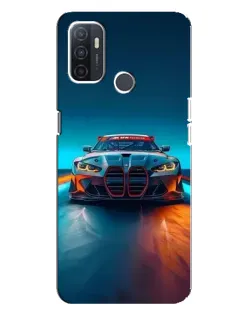 Чехол для OPPO A32 с картинкой «BMW — огни неона» Чехол для OPPO A32 с картинкой «BMW — огни неона»