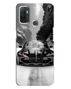 Чехол для OPPO A32 с картинкой «BMW — акварельный дрифт» Чехол для OPPO A32 с картинкой «BMW — акварельный дрифт»