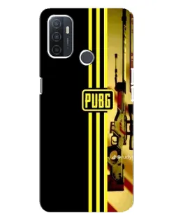 Чехол для OPPO A32 с картинкой «PUBG — камуфляжный шлем»