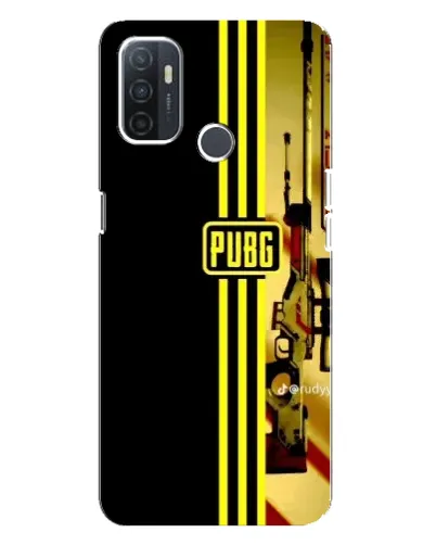 Чехол для OPPO A32 с картинкой «PUBG — камуфляжный шлем»