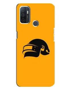 Чехол для OPPO A32 с картинкой «PUBG — золотой шлем»