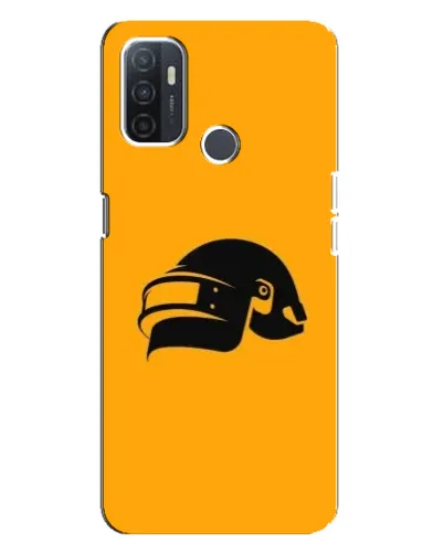 Чехол для OPPO A32 с картинкой «PUBG — золотой шлем»