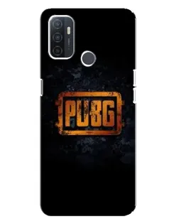 Чехол для OPPO A32 с картинкой «PUBG — золотой логотип»